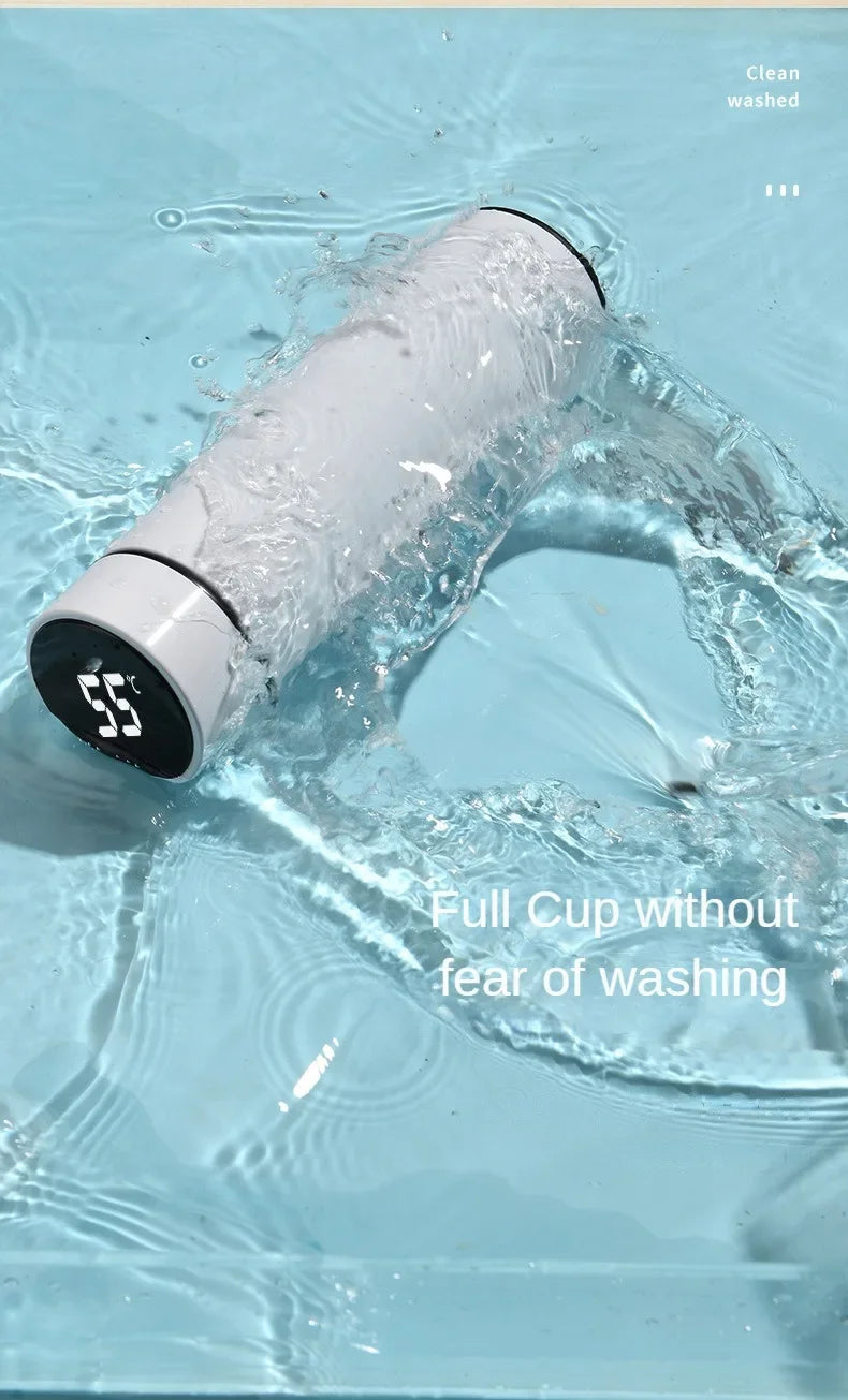 Thermos Bottle with Digital Temperature Display